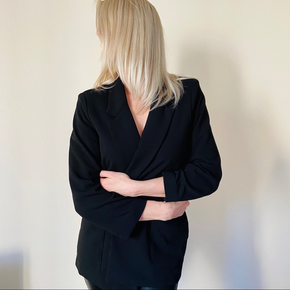 Black label open front blazer - Picture 4 of 12